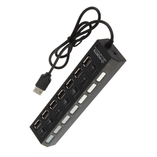 Seven-Port Switch HUB USB 7-port HUB USB Splitter