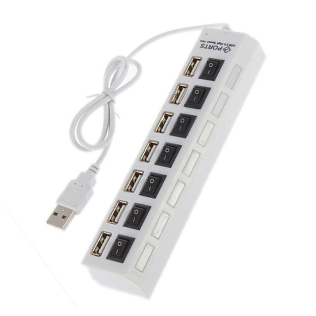 Seven-Port Switch HUB USB 7-port HUB USB Splitter