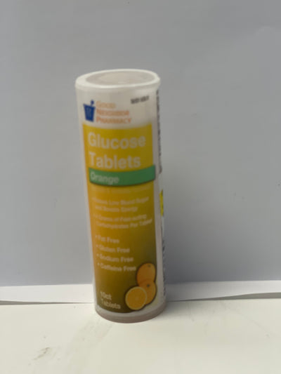 Glucose Tablets: Orange Flavored