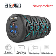 Electric Vibration Massage S Yoga Foam Roller Adjustment Rechargeable  Massager Yoga Fitness Pain Therapy Fitness Shaping