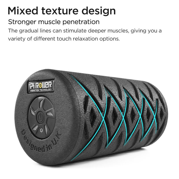 Electric Vibration Massage S Yoga Foam Roller Adjustment Rechargeable  Massager Yoga Fitness Pain Therapy Fitness Shaping