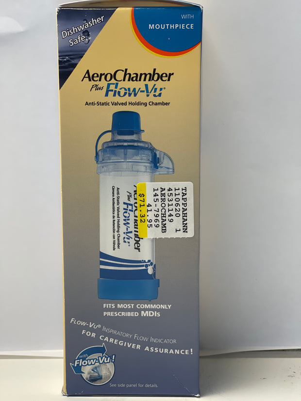 AeroChamber Plus/Mouthpiece: Anti-Static Valved Holding Chamber