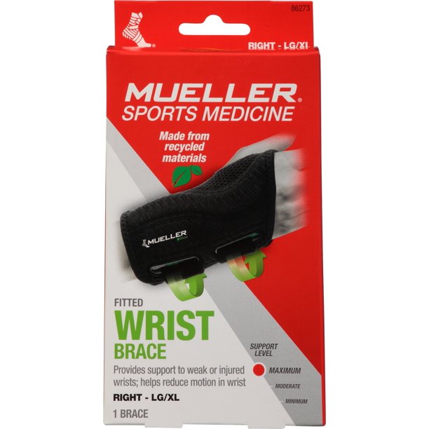 Mueller Green Fitted Wrist Brace