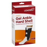 Leader Gel Ankle Brace, Black, Universal Fit