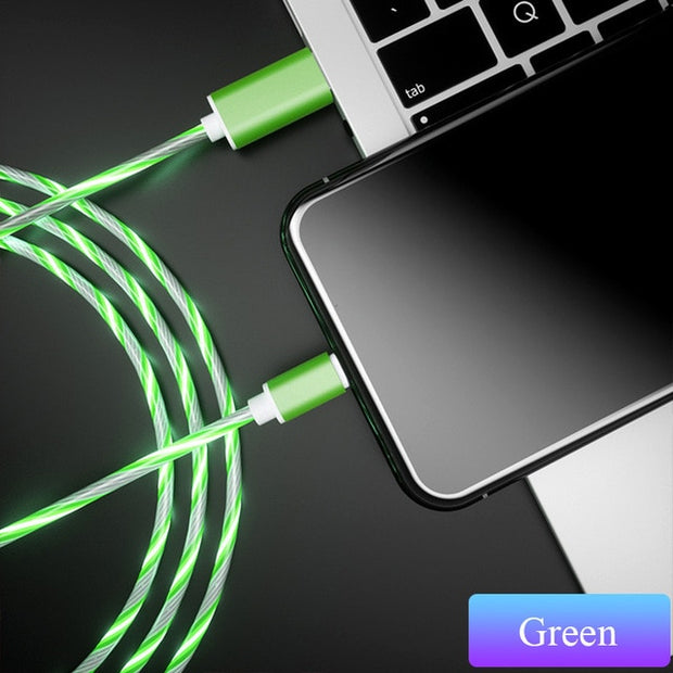 Light glow charging Cable