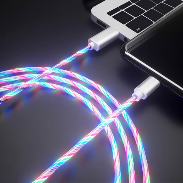 Light glow charging Cable