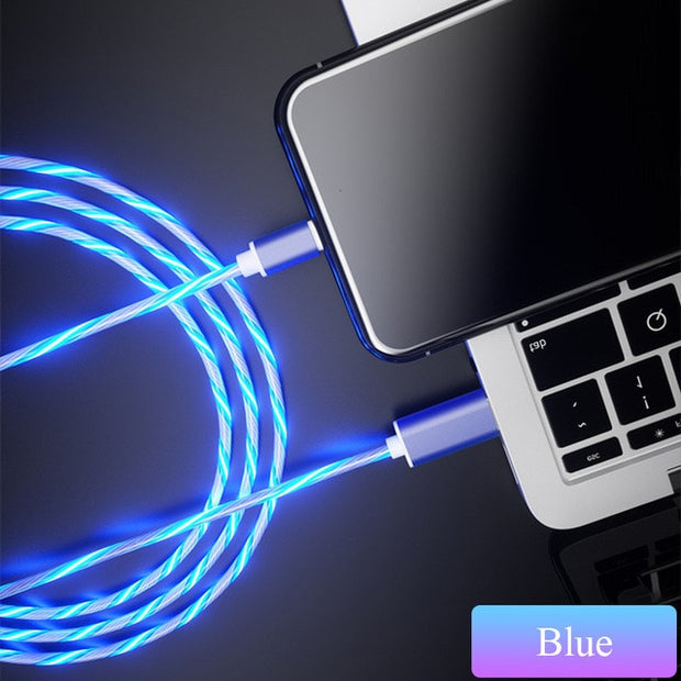 Light glow charging Cable